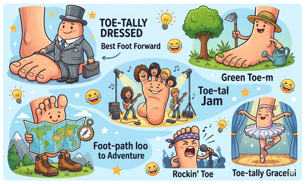 150+ Toe Puns – Funny, Cute & Clean (2026) toe puns